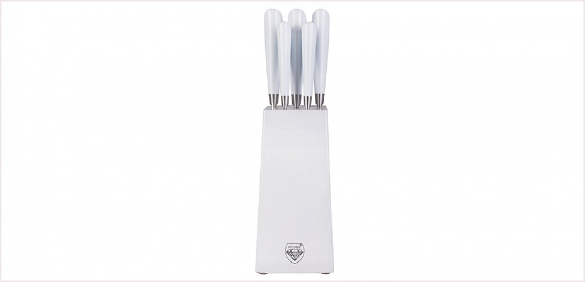 ست چاقوی آشپزخانه 6 پارچه سولایتر مدل Italy6 Stand